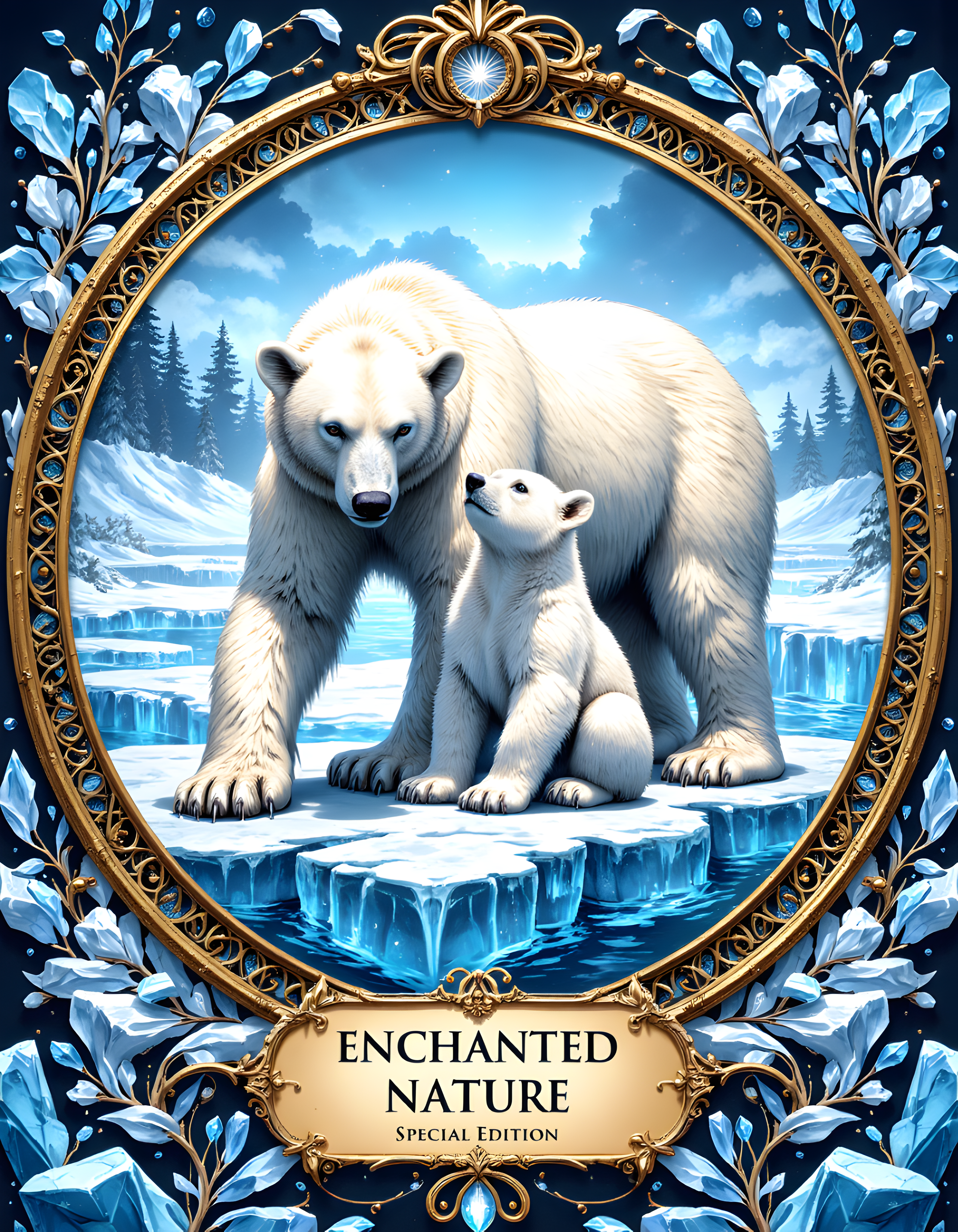 Enchanted Nature Volume 1 coloring book cover