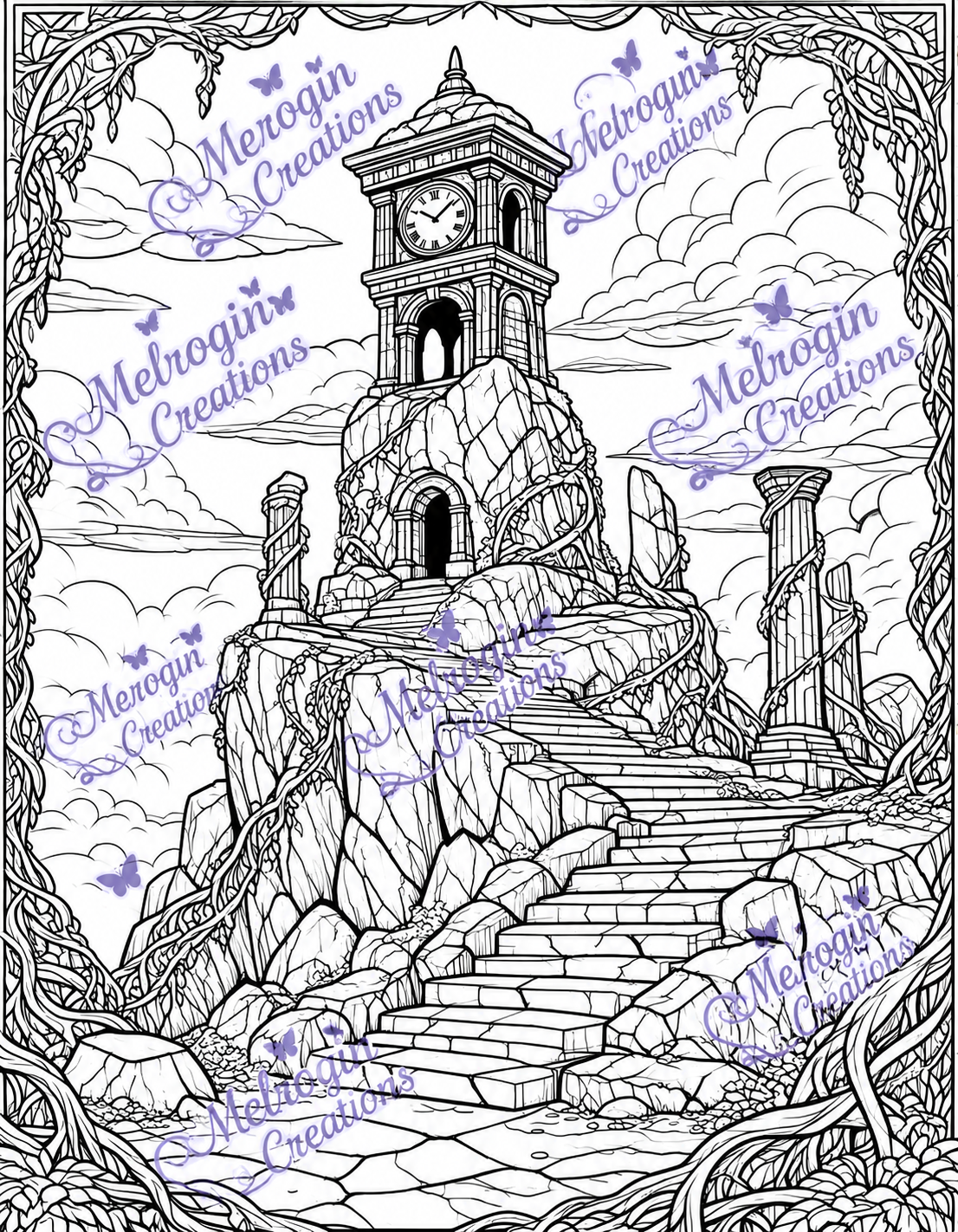 Second interior preview from Enchanted Ruins