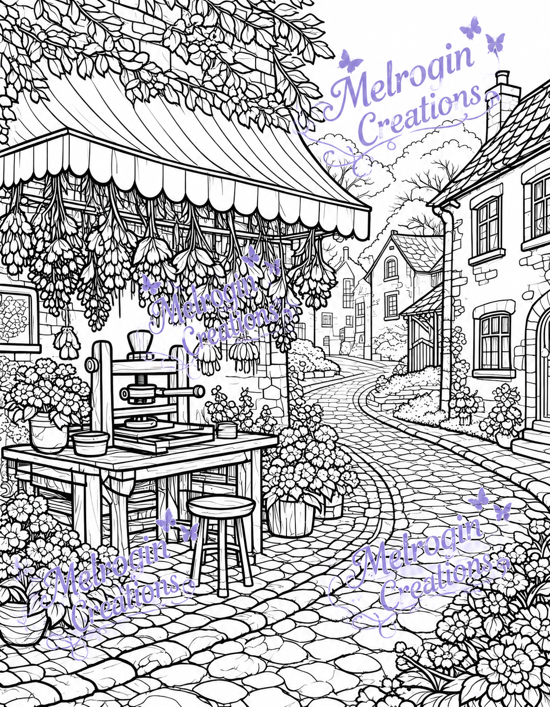 Second interior preview from Enchanted Villages