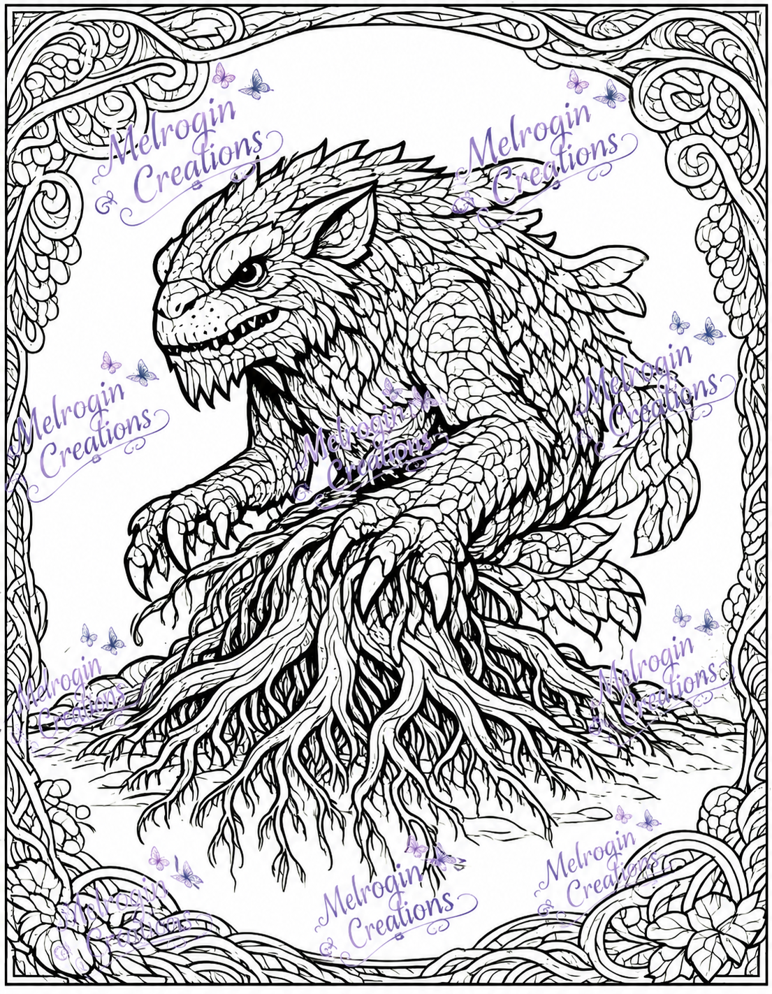 Interior preview from Legendary Beasts & Folklore Volume III